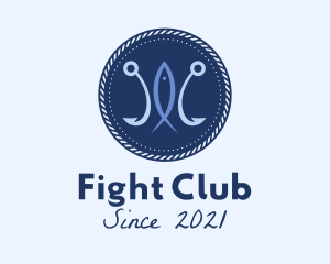 Fishing Club Badge logo design