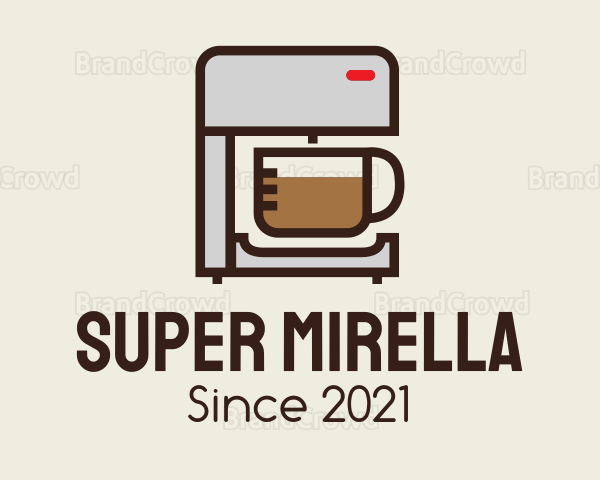 Coffee Maker Machine Logo