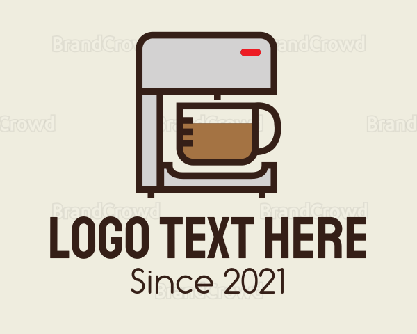 Coffee Maker Machine Logo