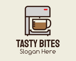 Coffee Maker Machine Logo