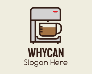 Coffee Maker Machine Logo