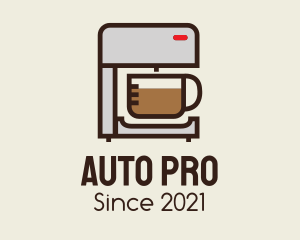 Coffee Machine - Coffee Maker Machine logo design