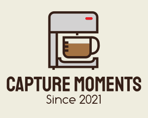 Espresso Machine - Coffee Maker Machine logo design