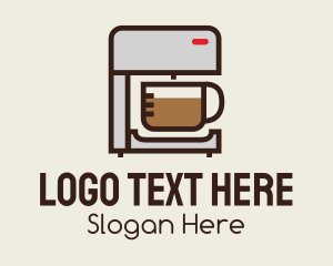 Coffee Maker Machine Logo