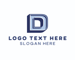 Letter De - Generic Company Letter D logo design