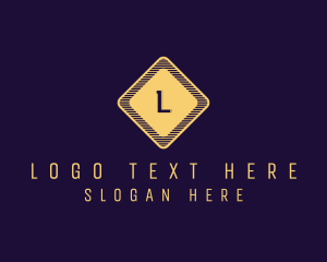 Brown - Wooden Letter logo design