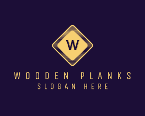 Wooden Letter logo design