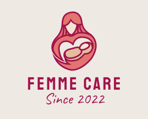 Gynecology - Newborn Lactation Consultant logo design