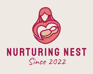 Newborn Lactation Consultant logo design