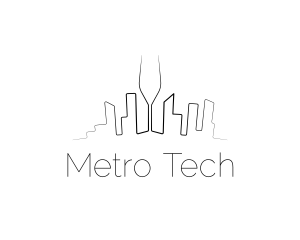 Metro - City Wine Bar logo design