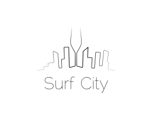 City Wine Bar  logo design