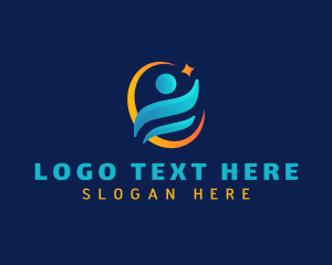 Management - Success Human Star logo design
