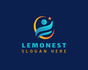 Mentor - Success Human Star logo design