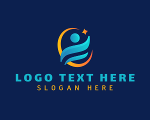 Highest - Success Human Star logo design