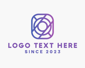 App - Digital Icon Letter O logo design