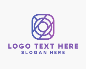 Digital Icon Letter O Logo