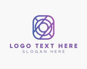 Digital Icon Letter O logo design