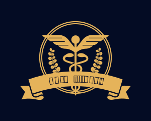 Pharmacy - Caduceus Health Center logo design