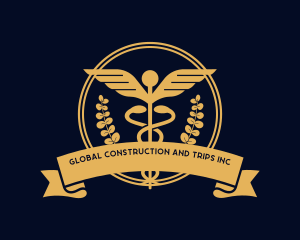 Surgeon - Caduceus Health Center logo design