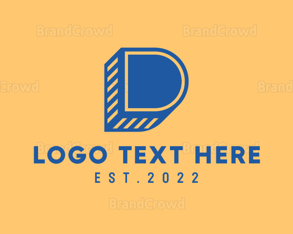 Modern Letter D Logo