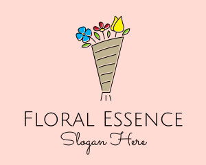 Bouquet - Florist Flower Bouquet logo design