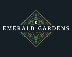 Luxury Ornament Vine logo design