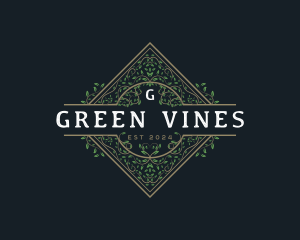 Luxury Ornament Vine logo design