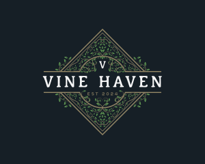 Luxury Ornament Vine logo design