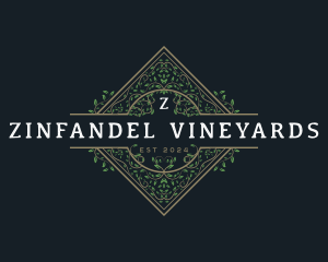 Luxury Ornament Vine logo design