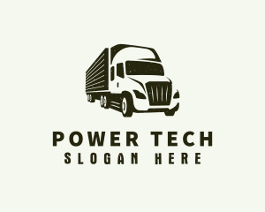 Truckload - Courier Truck Delivery logo design