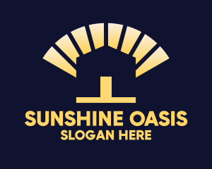 Sun Fan House logo design