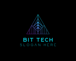 Tech Pyramid Developer logo design