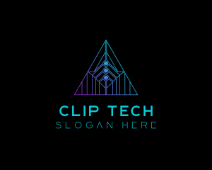 Tech Pyramid Developer logo design