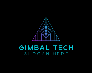 Tech Pyramid Developer logo design