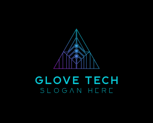 Tech Pyramid Developer logo design