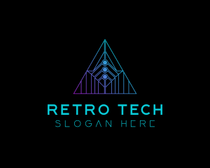 Tech Pyramid Developer logo design