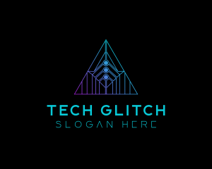 Tech Pyramid Developer logo design