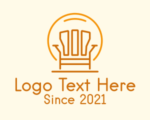 Furniture - Home Indoor Chair logo design