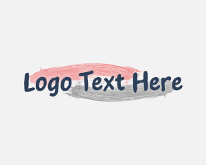 Paint Brush Art Logo