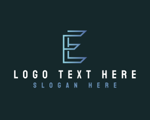 Marketing - Tech Digital Creative Letter E logo design