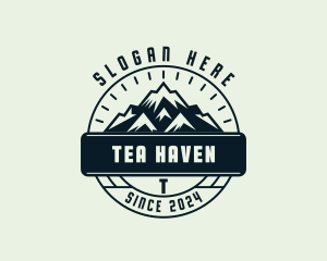 Mountain Peak Hiking Logo