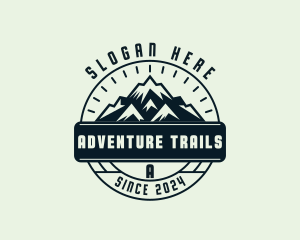 Mountain Peak Hiking logo design