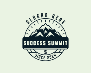 Mountain Peak Hiking logo design