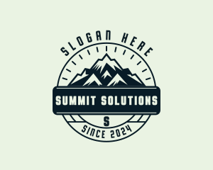 Mountain Peak Hiking logo design