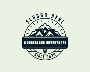 Mountain Peak Hiking logo design