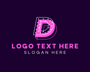 Startups - Entertainment Media Letter D logo design