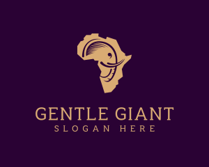 Elephant Africa Safari logo design