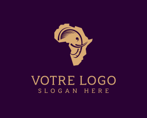 Tourism - Elephant Africa Safari logo design