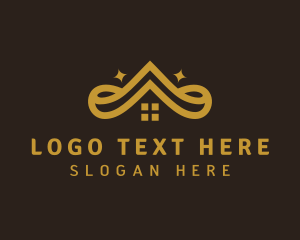 Golden - Golden Crown Roof logo design