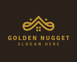 Golden Crown Roof logo design